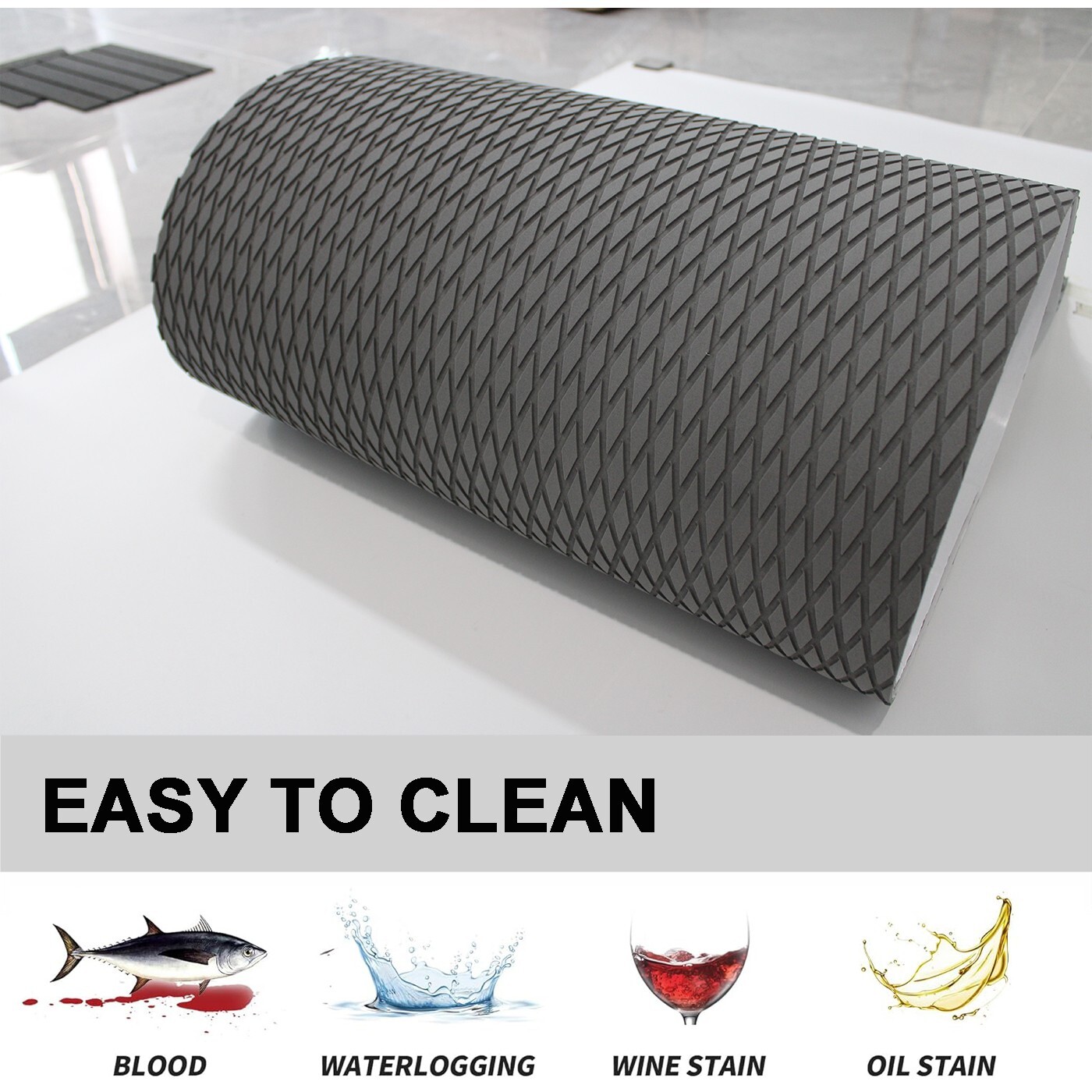 Surfboard Traction Pad , EVA Foam Boat Flooring Kayaks Paddle Non Slip Deck Mats