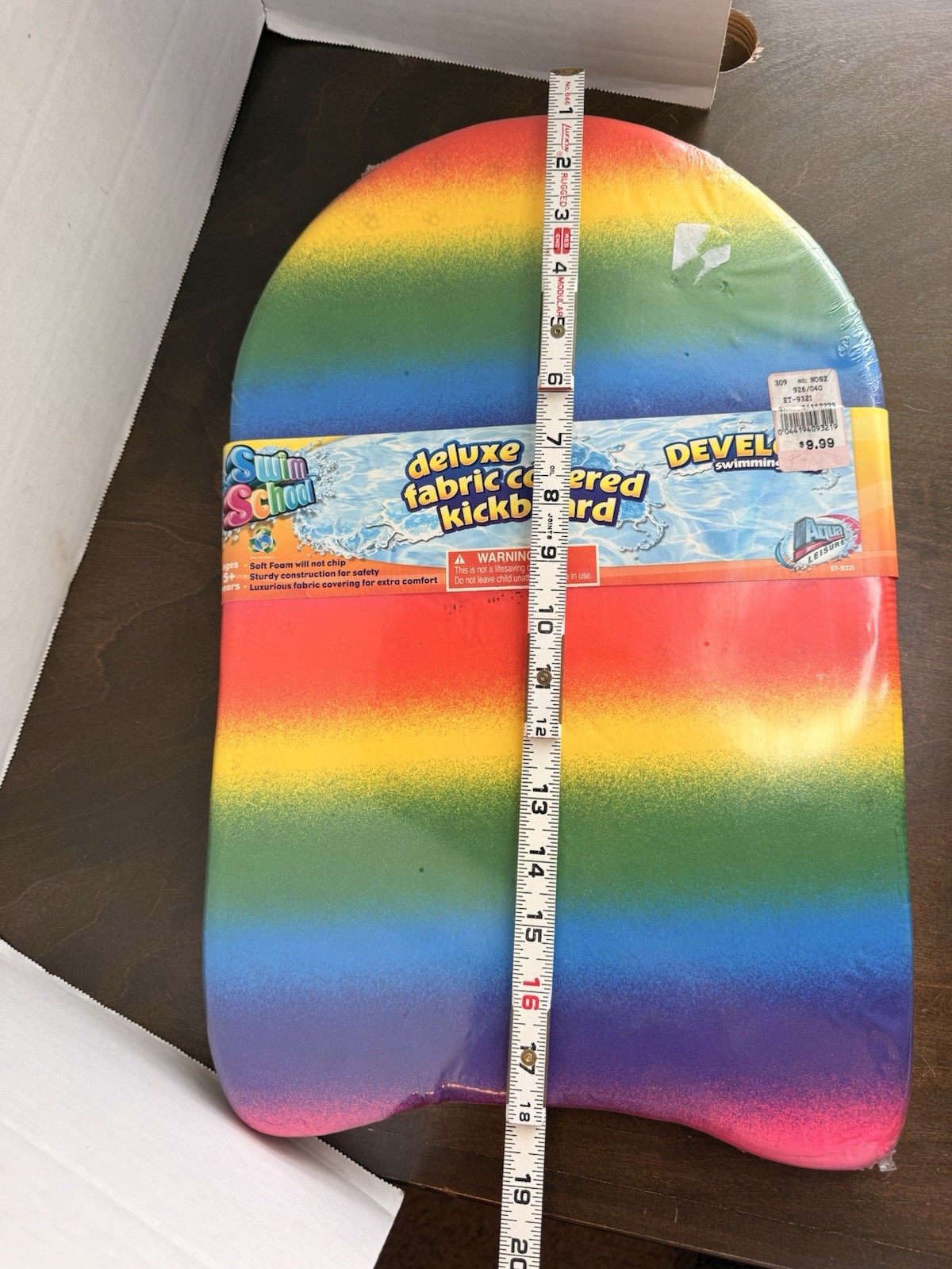 Vintage Swim School-Aqua Leisure Training Board Retro 90s Red Blue Yellow Green