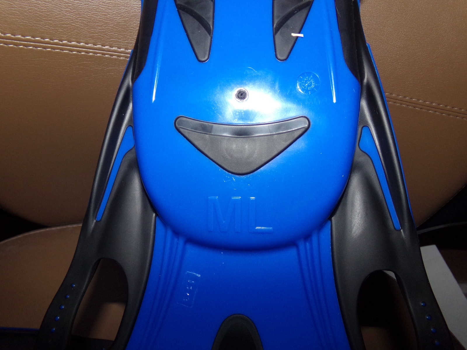 M/L Mares Volo One Unisex Snorkelling Fin Open Heel – Blue, Size 5.5 To 9 New