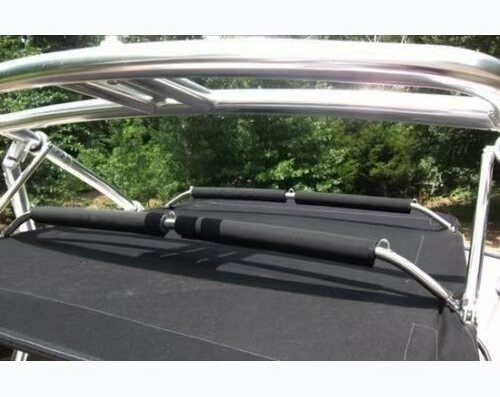 INDY Liquid Flat Wakeboard Tower Bimini 1580V Grey Canopy W/ 1 Pair Bimini Rack