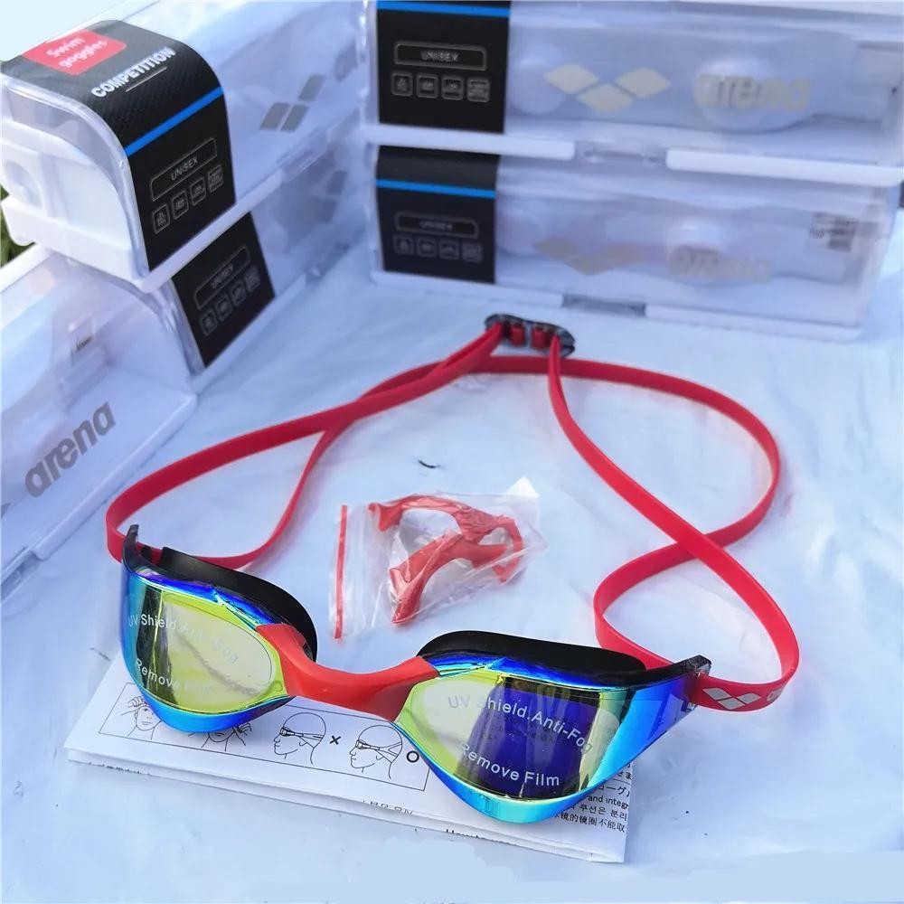 Professional Racing Swimming Goggles Anti Fog UV400 Waterproof Competition Train