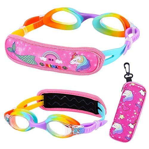 Kids Goggles, Toddler Goggles3/4/5/6 Years Old, Rainbow Mermaid Unicorn Goggl…