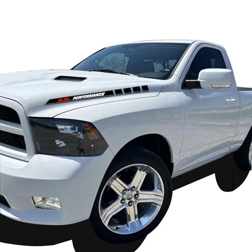 5.7L Performance Pickup Truck Engine Hood Decals Emblem for Dodge Ram style1