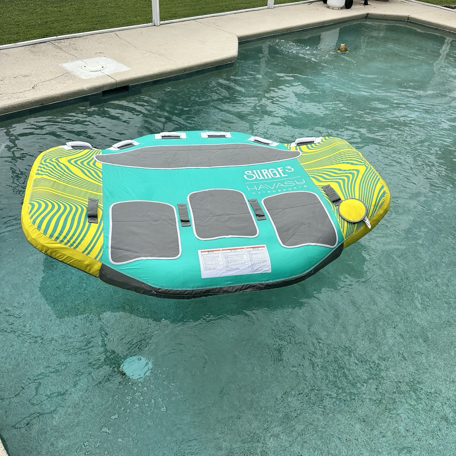 Havasu, 1-3 Person Towable Tube, 510 lb Max, For Boat, Raft, Lounge, Sandbars