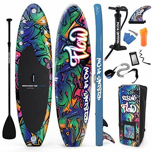 SereneLife SLSUPB636 SereneLife Inflatable Stand Up Paddle Board