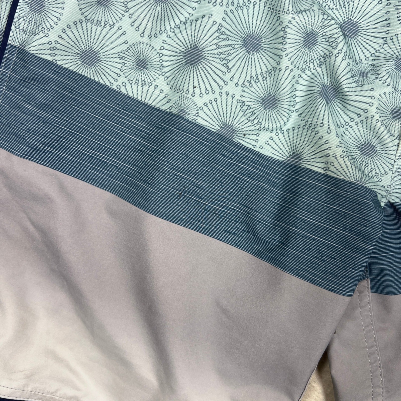 Rip Curl Mirage Boardshorts Men Size 34 Blue Gray Floral Print Ultimate