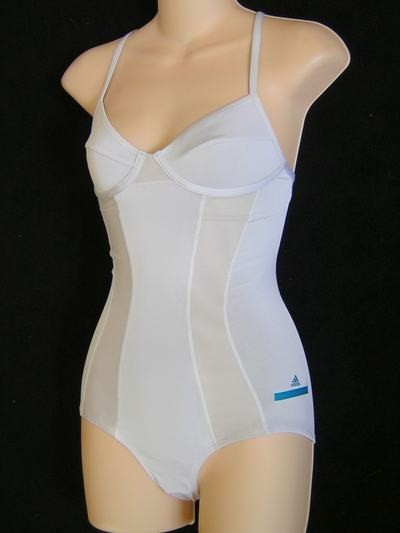 Adidas VINTAGE Stella McCartney Swim Suit 1 Piece Top-Pant Bottom Bikini sz 28″