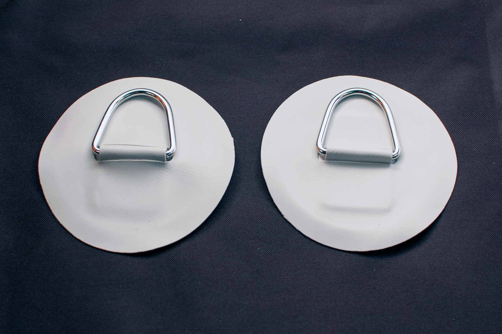 2 X INFLATABLE BOAT STAINLESS D-RINGS 6″ PVC PATCH GRAY / BLUE / RED / Black