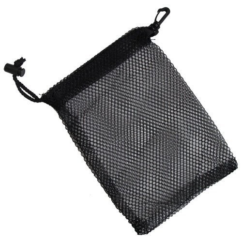 Scuba Choice Storage Mesh Bag for Snorkel & Dive Mask, 9″x6.5″, small, Black