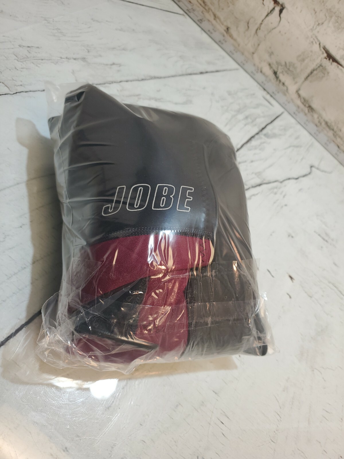 Womens Jobe Wet suit Surf Watersport 1 Piece Suit Size 9/10 Black Red