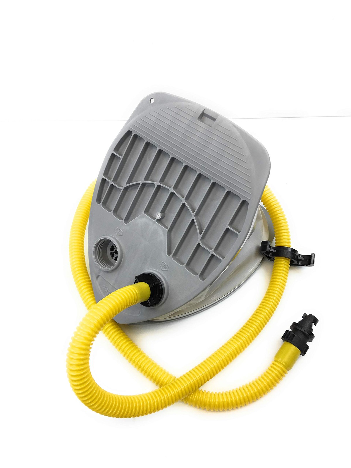 Seamax 7L Single Stage Foot Pump for Inflatable Boats, Max 3.6 PSI Grey