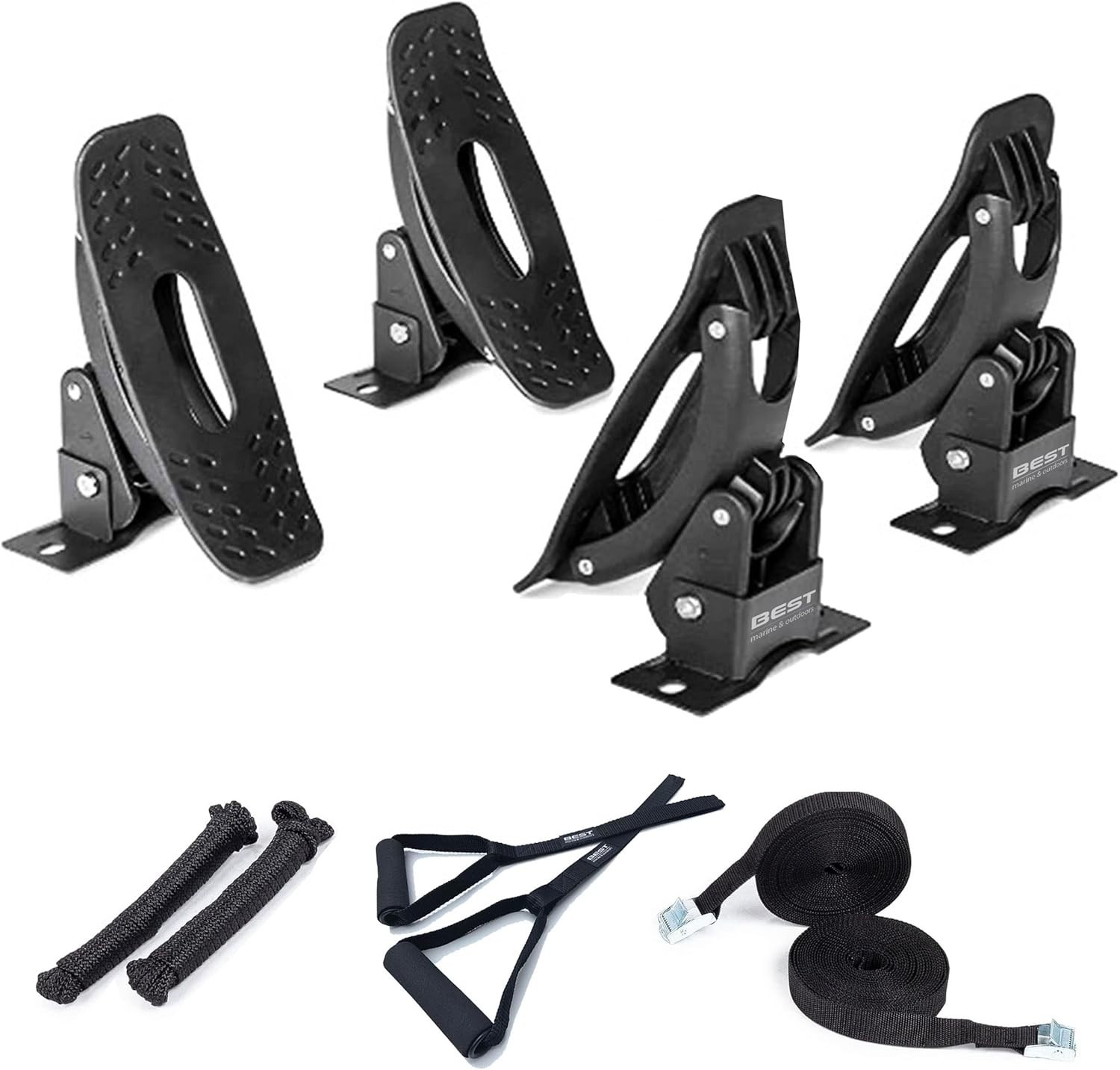 Kayak Roof Rack Saddles, Universal Carrier Cradles for Kayaks & Canoes, Rooftop