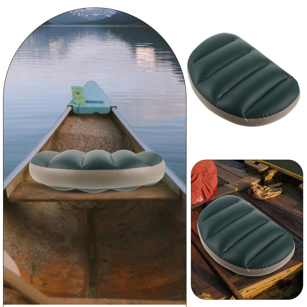 PVC Inflatable Boat Seat Cushion All-Purpose Fit Ergonomic Comfortable Pad