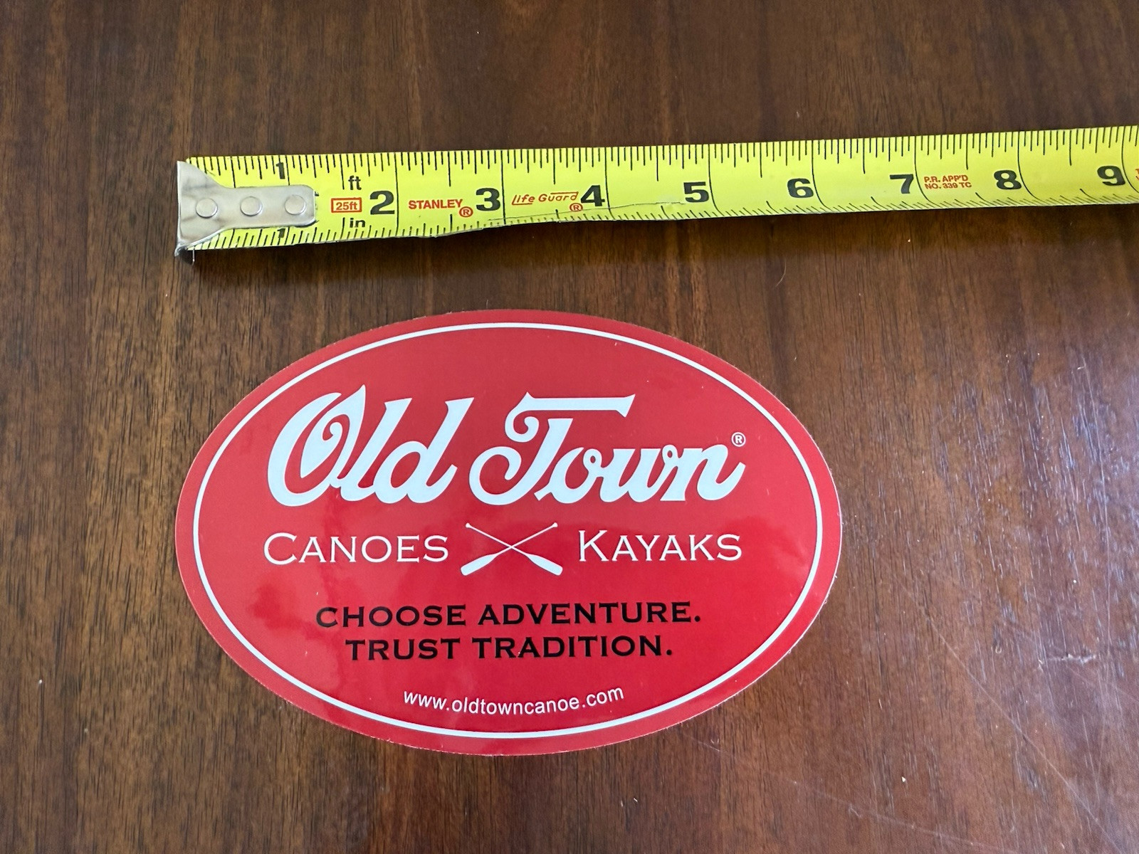 Old Town Canoes Kayaks Logo Sticker/Decal Paddle Outdoor Water Approx 6”