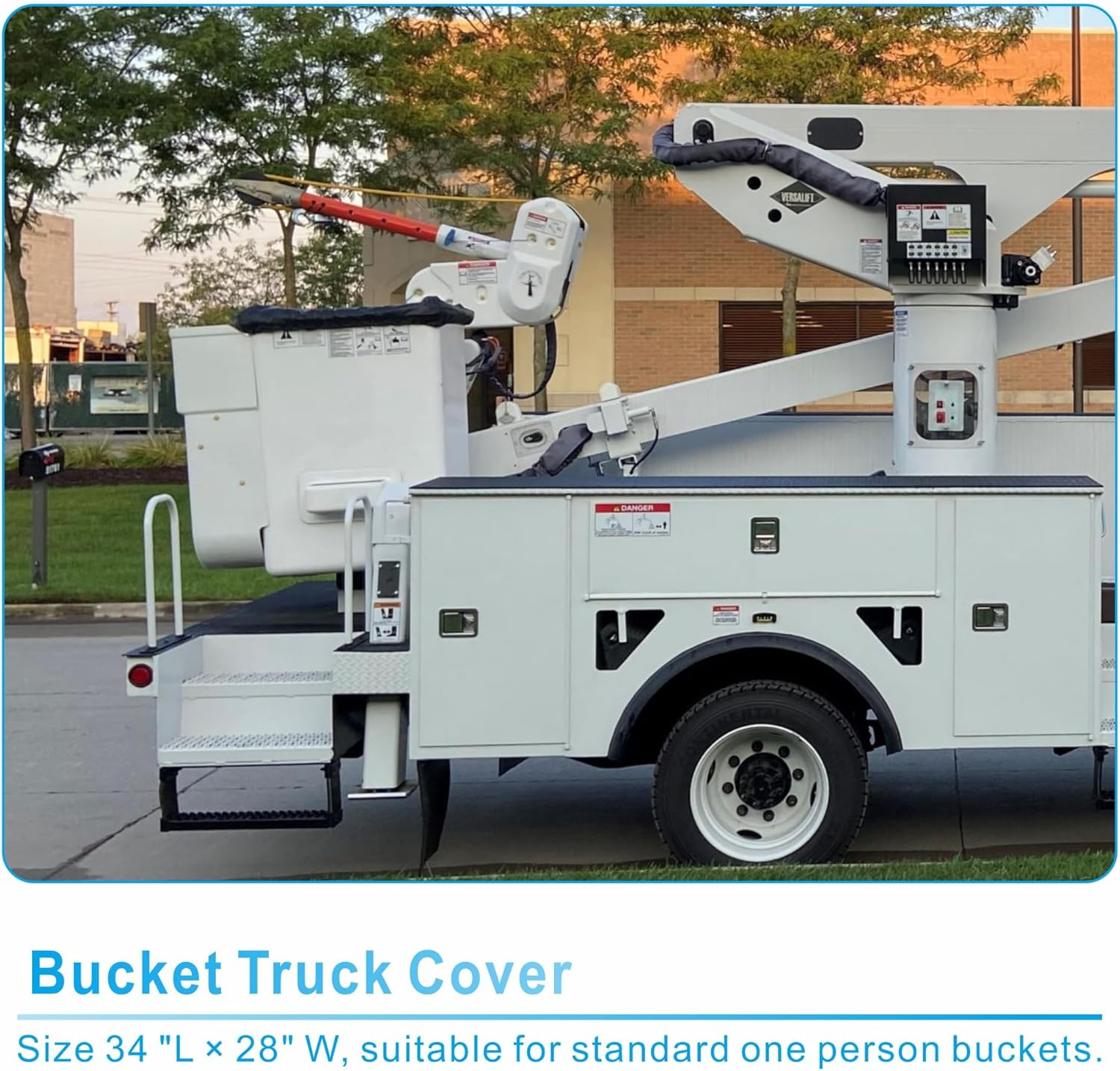Bucket Truck Cover – Waterproof & Tear-Resistant, Adjustable Rope Buckle, Fits 1