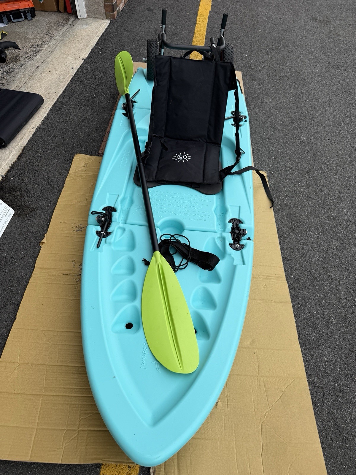 Origami Paddler Hybrid Kayak Stand Up Paddleboard Blue and Seat +CART,-pickup