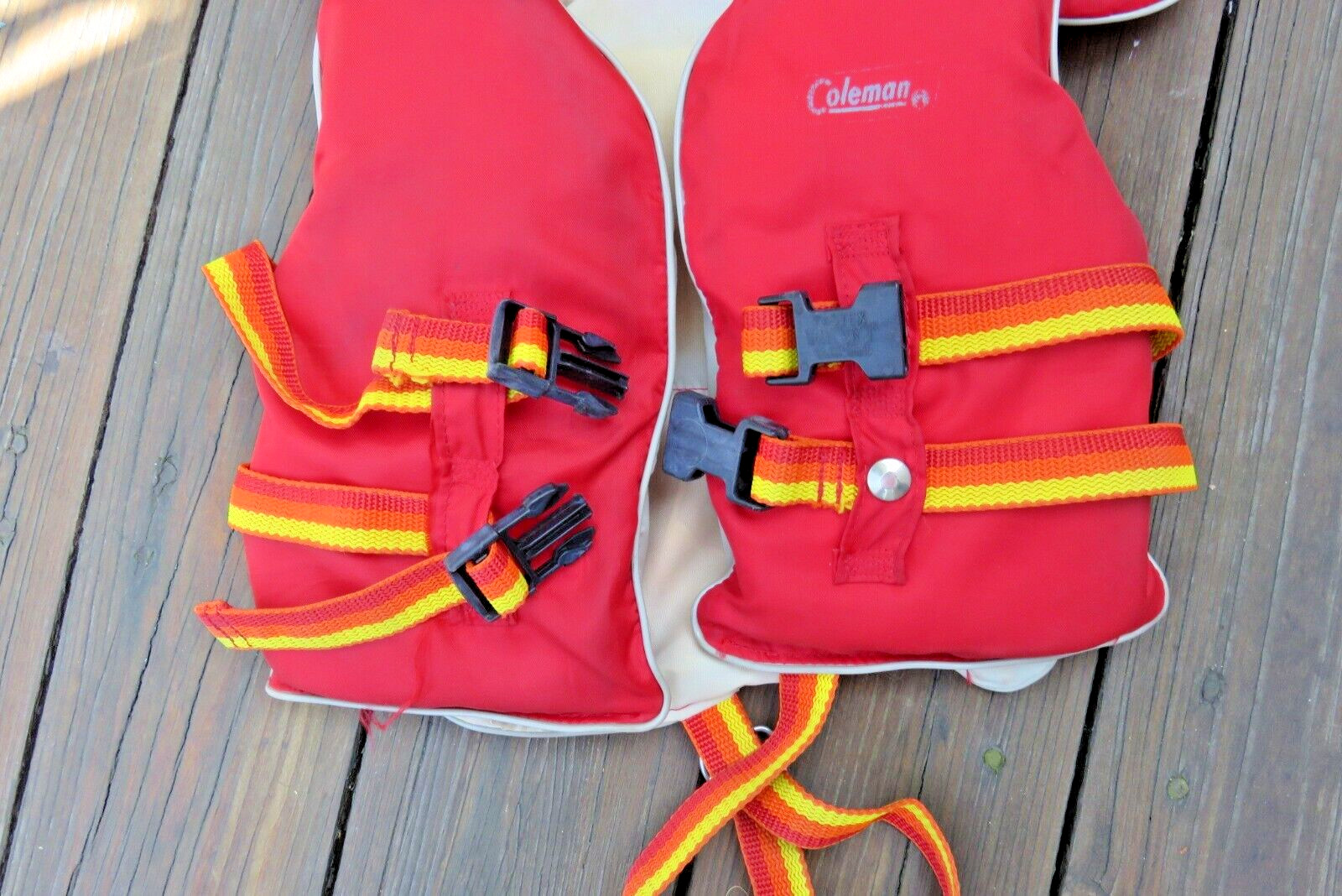 Vintage Coleman Type 2 Personal Flotation Device Life Jacket Youth Child 20-25″