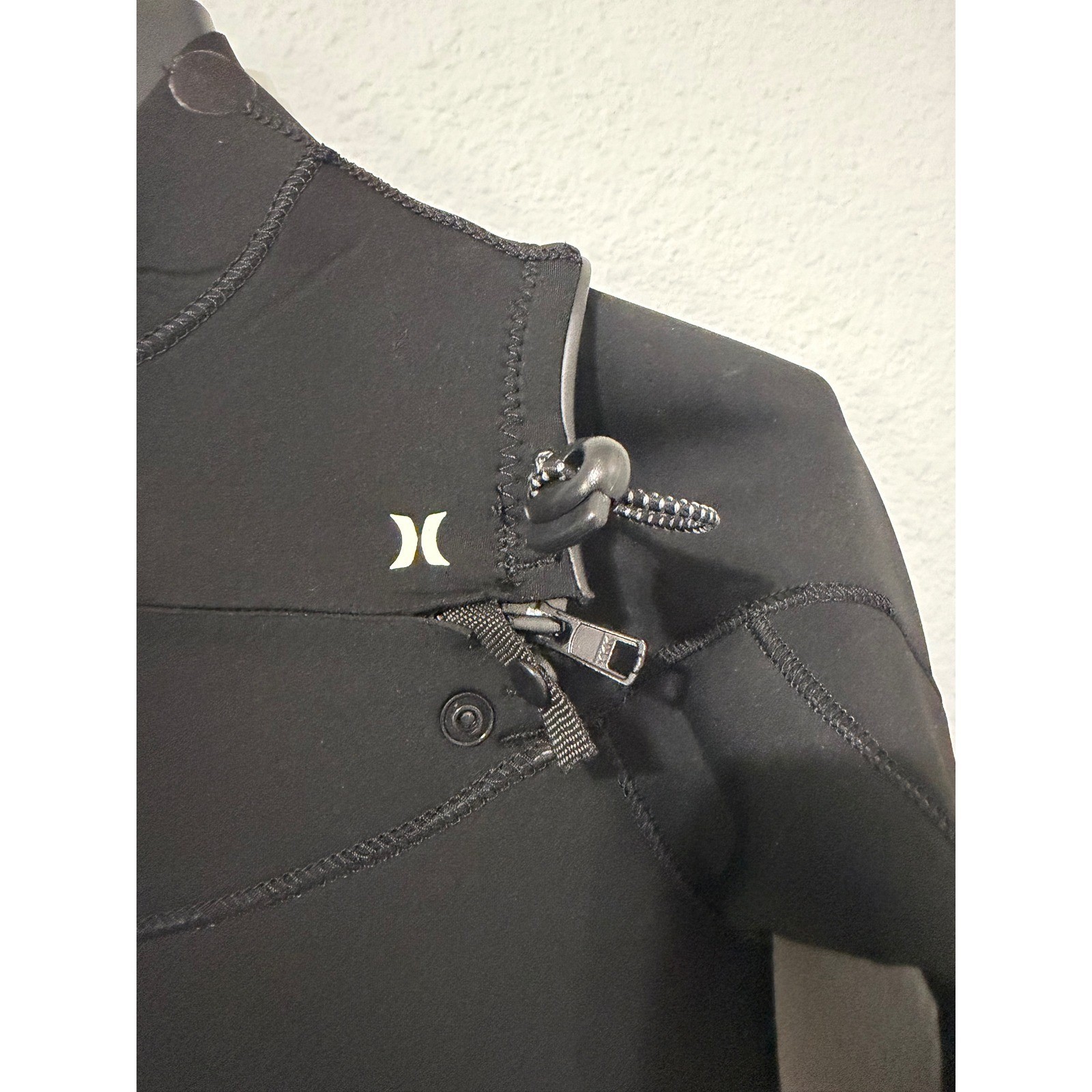 Hurley Womens Size 4 Advantage Plus 3/2mm Chest Zip Fullsuit Wetsuit Black Surf