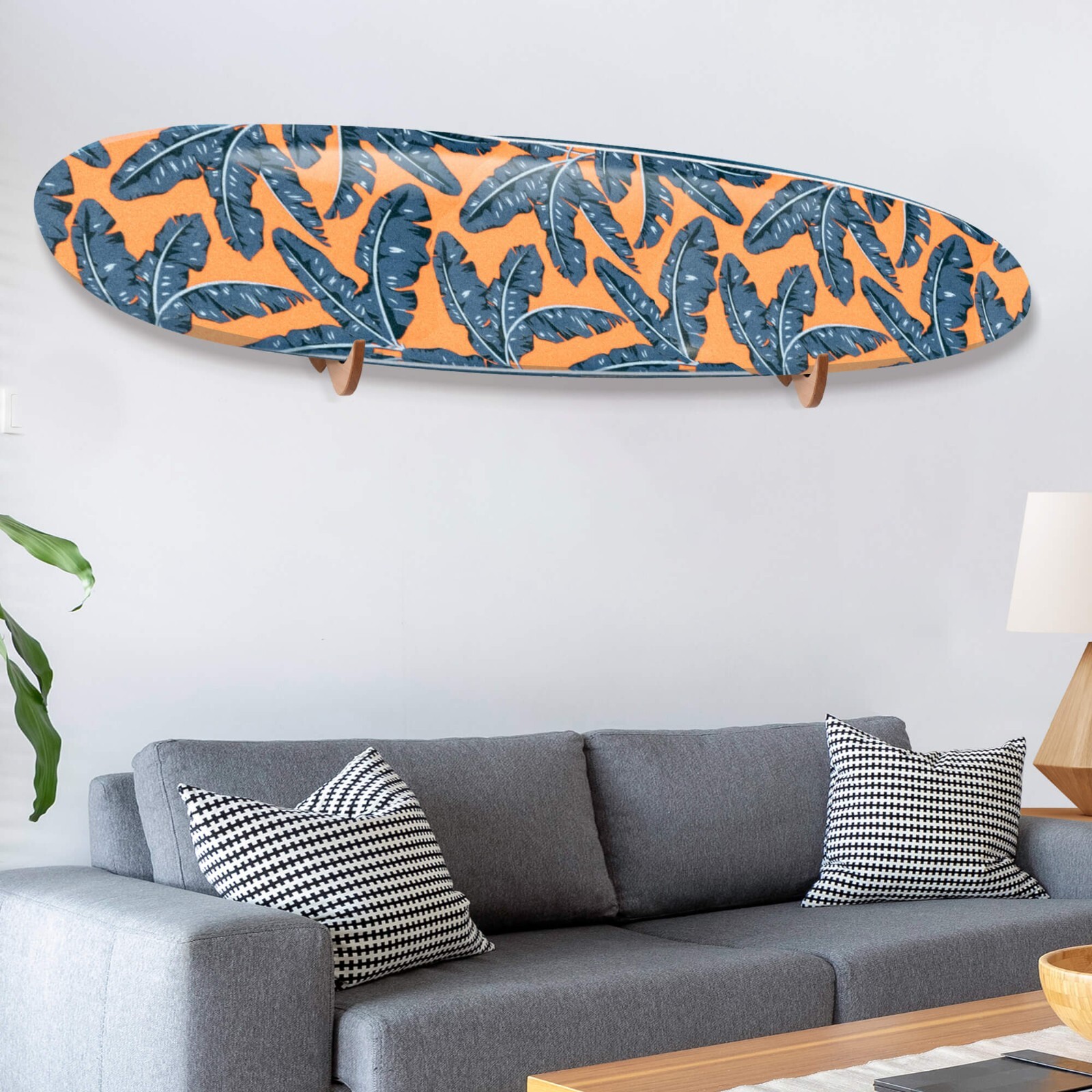 Hang 11 Surfboard Wall Mount – Surf Board Wall Hangers, Wooden Surfboard Rack