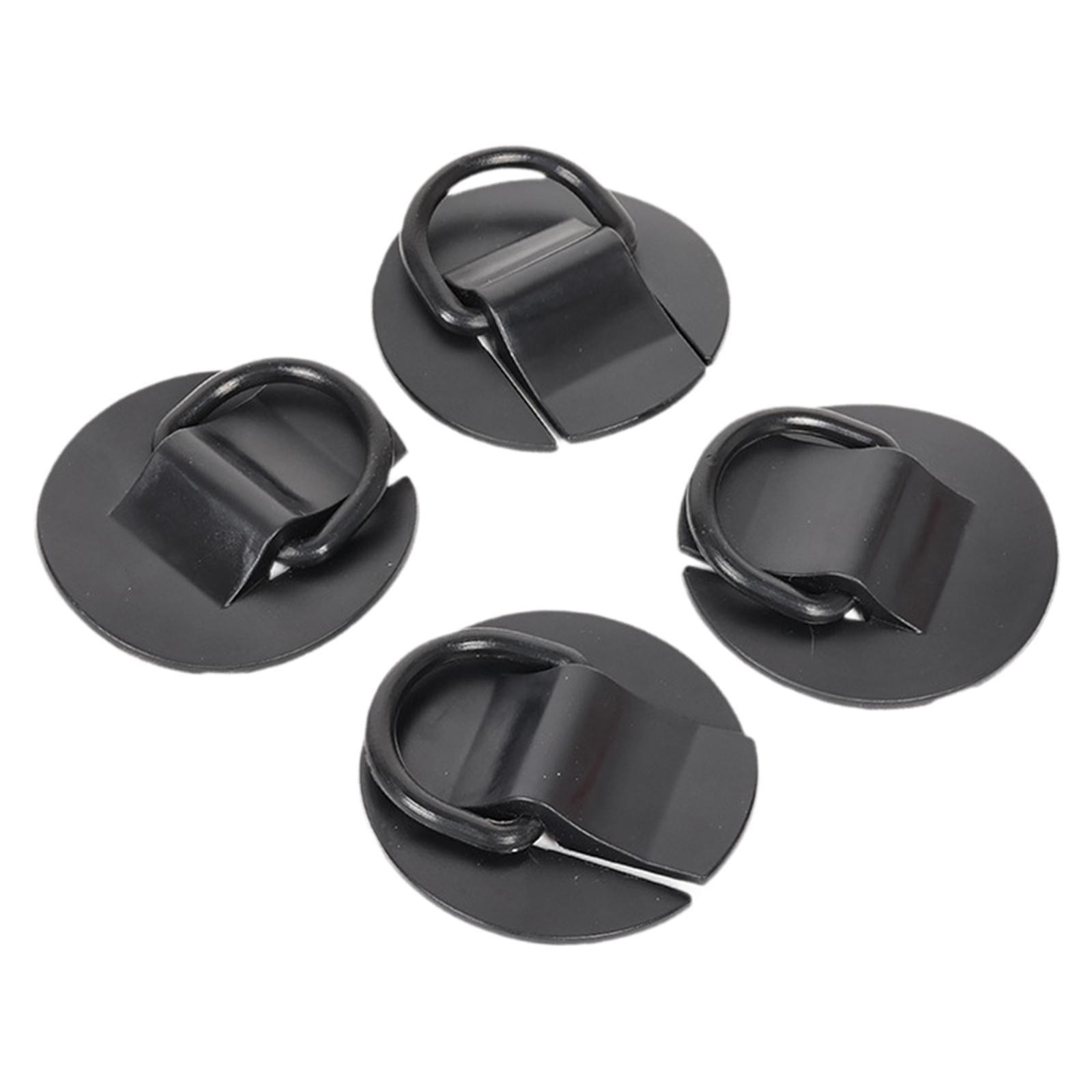 4x D Rings Patch Kayak Hardware No Glue Include Heavy Duty Fixed Buckle D Ring