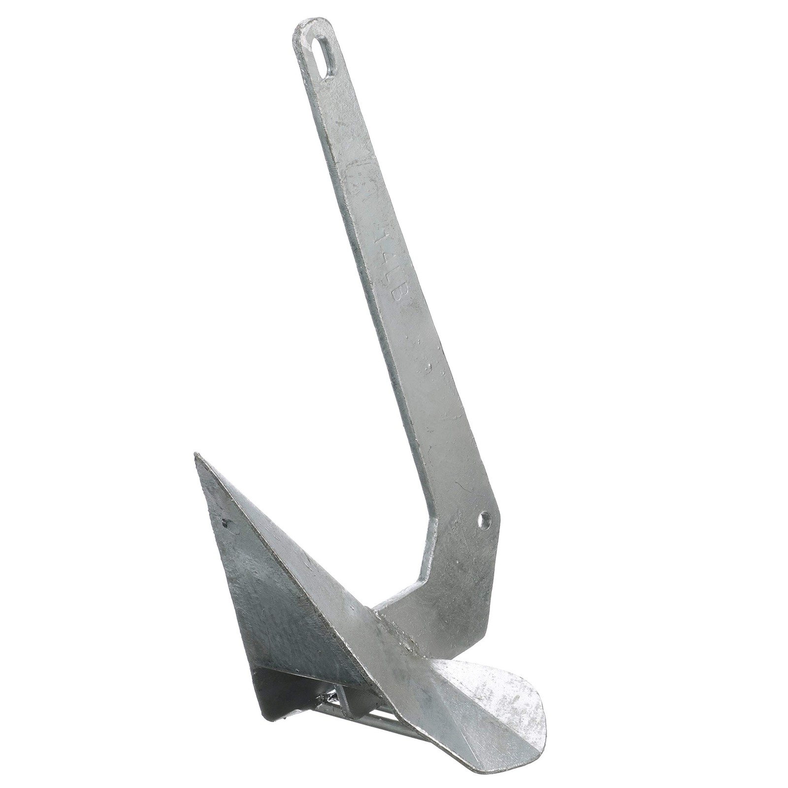 Plow Boat Anchor, Hot-Dipped Galvanized Steel, 14 Lbs., for Boats 24-31 Ft.