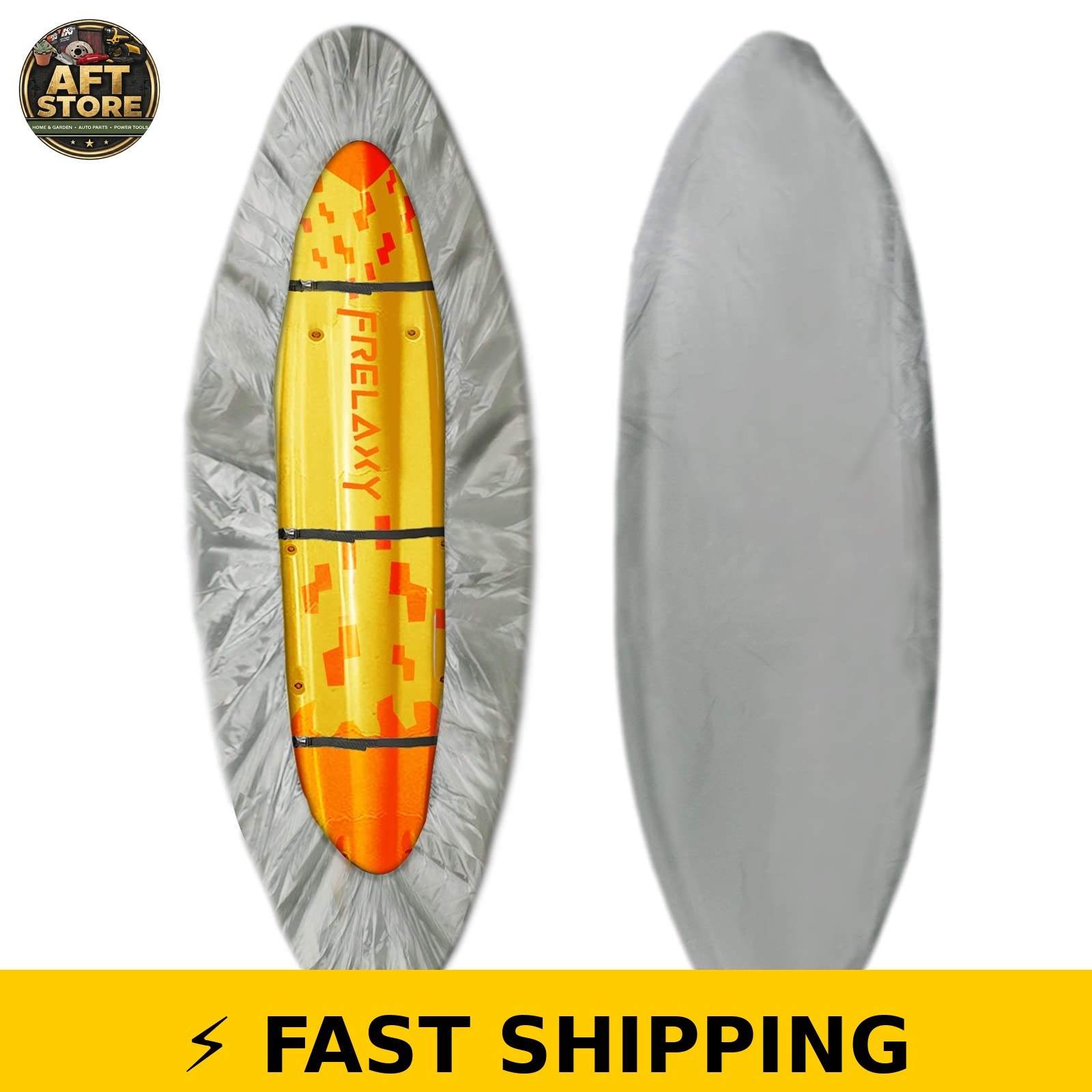 Frelaxy 420D Kayak Cover – Waterproof, Heavy Duty for 9.8-13.5ft