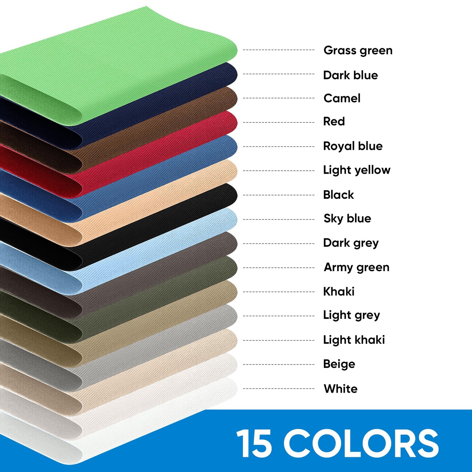 Iron On Patches for Clothes, Fabric – Inner 4×8.9 Inches, Army Green