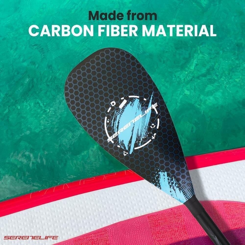 SereneLife Adjustable 3-piece Mix Carbonfiber Paddle Lightweight Compact Design