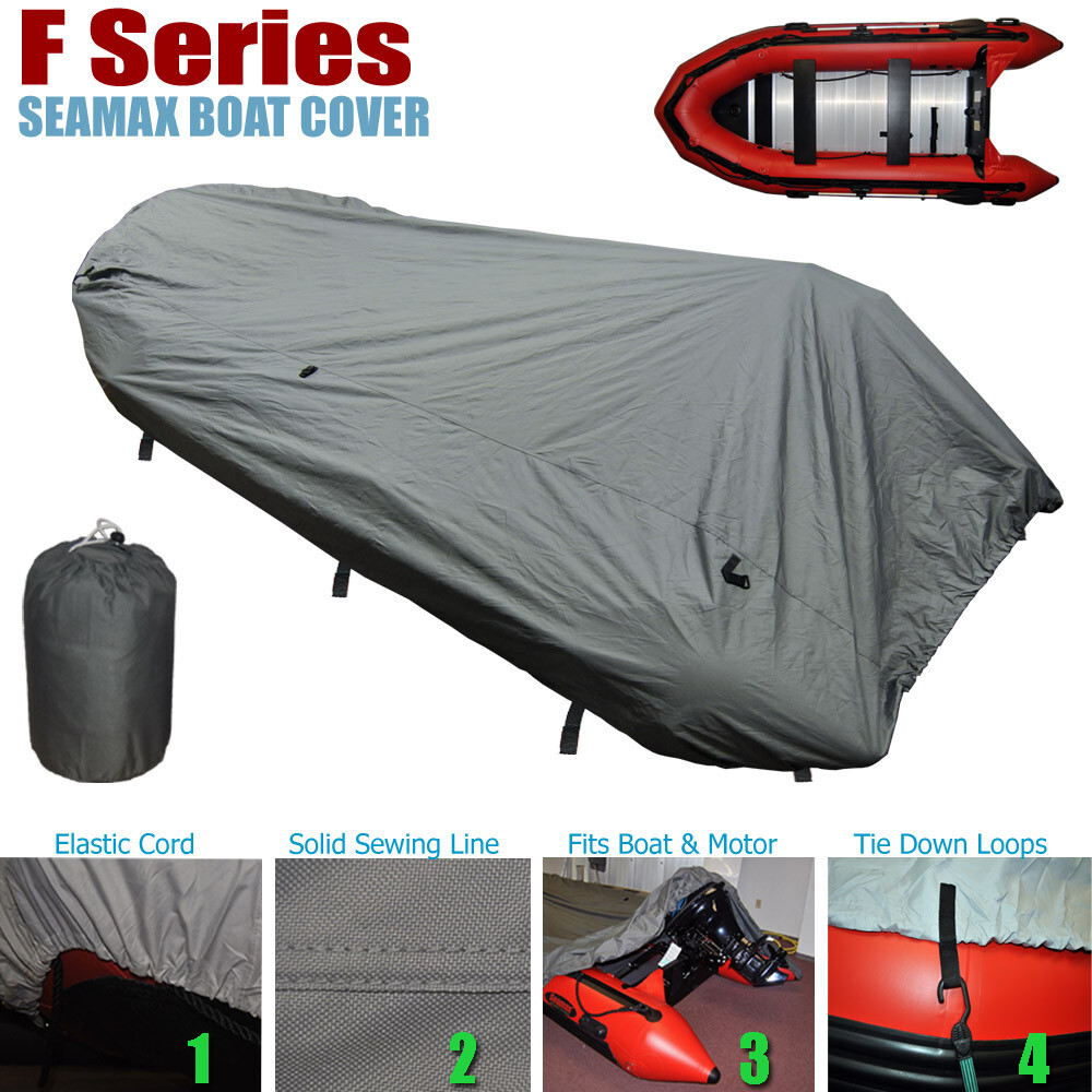 [NEW] Seamax Marine Boat Cover F Series 7.6 – 8.4 FT, 4 Sizes fit 18 – 24 FT