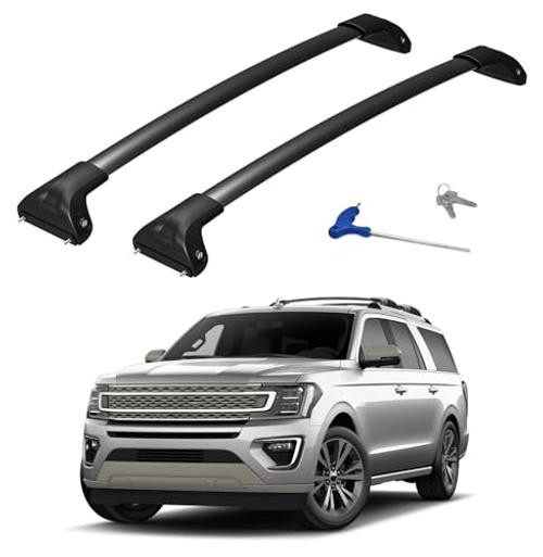 300lbs Roof Rack Cross Bars Compatible with Ford Expedition/Max 2018-2026 &
