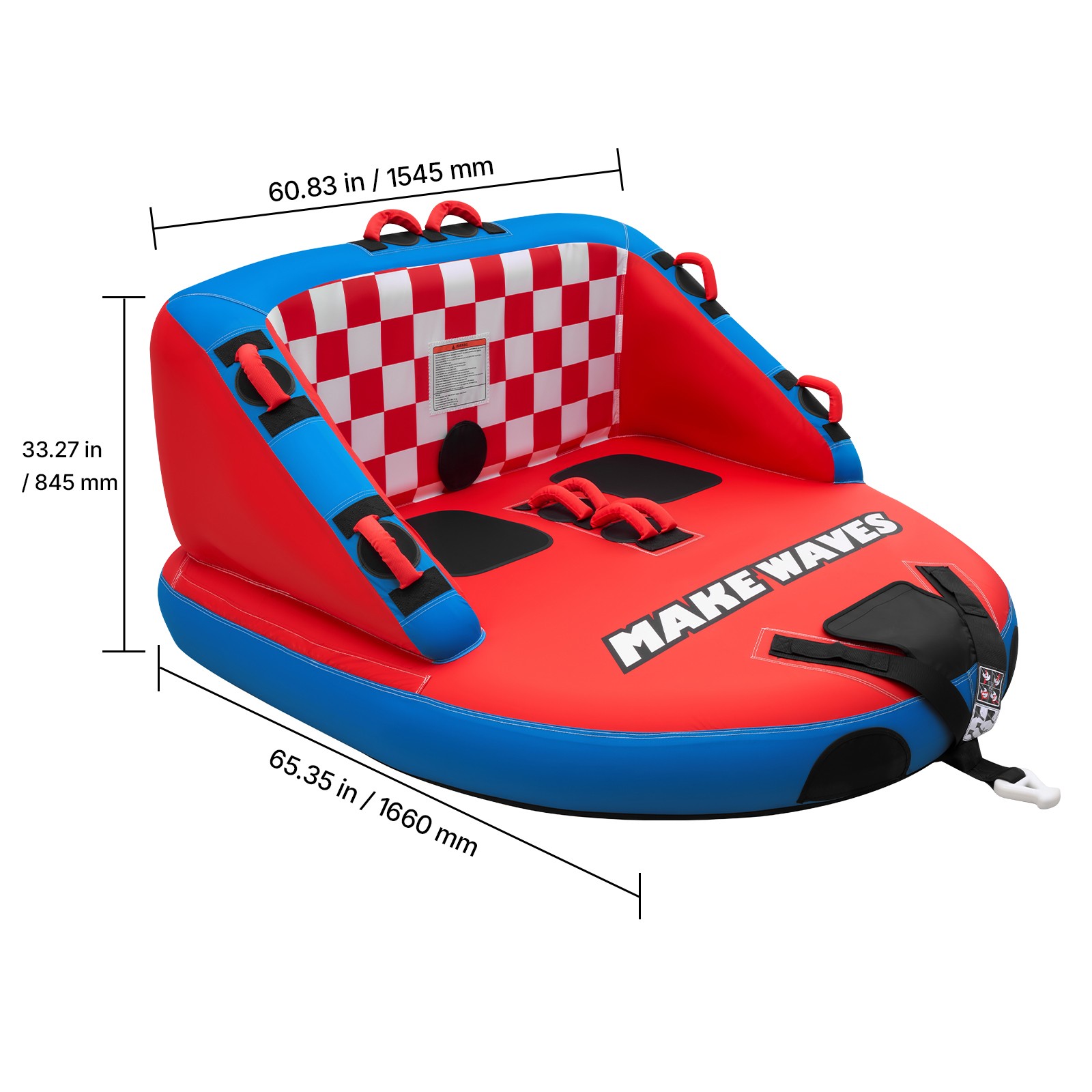 Uimoso Towable Tubes for 2 Riders – Inflatable Water Sports and Boating Fun