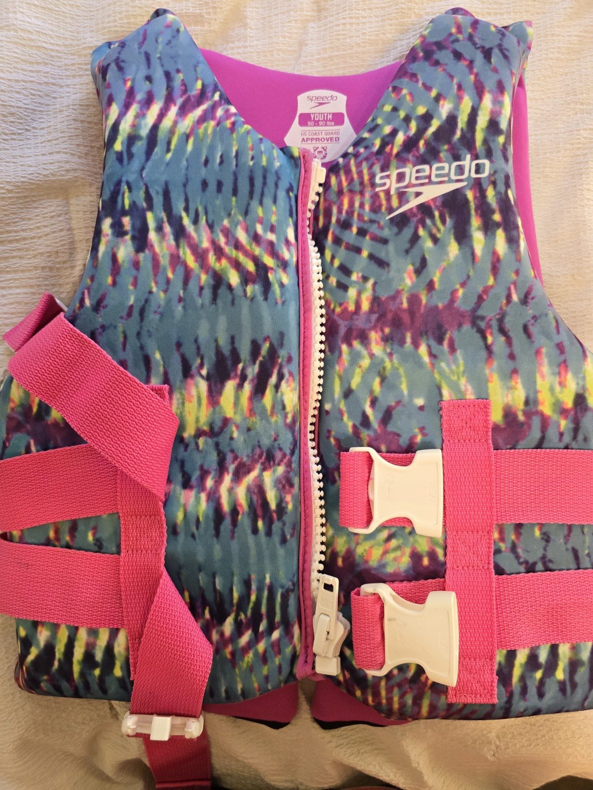Speedo Youth 50-90lbs Life Jacket Priced Right!!