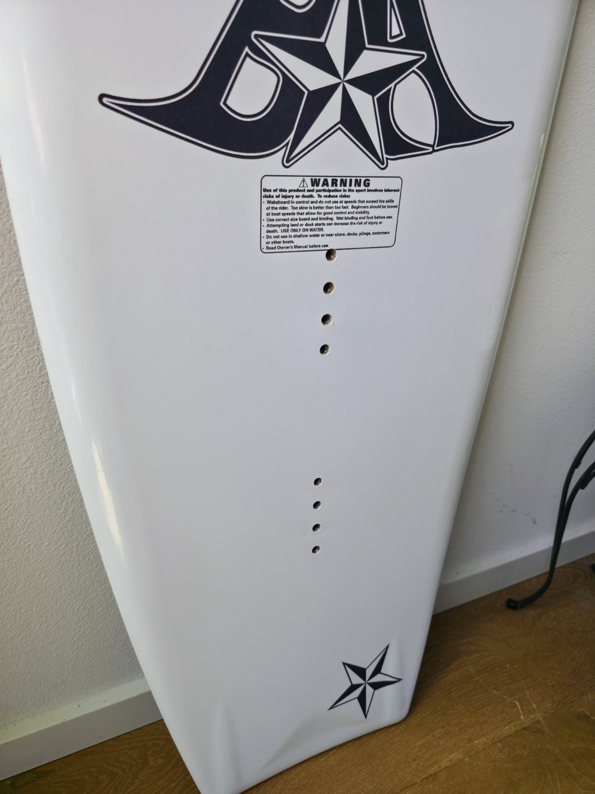VINTAGE 1999 Bad Ass Wakeboards Garden 135 Shaped by Herbie Fletcher Drew Brophy