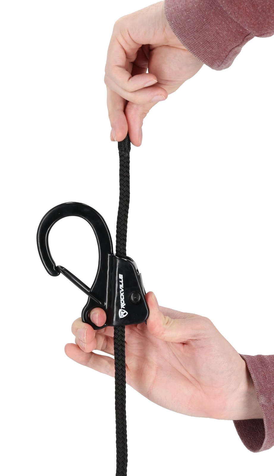 Rockville RQA-4 (4) Quick Release Boat Fender Clips, Easy Height Adjustment