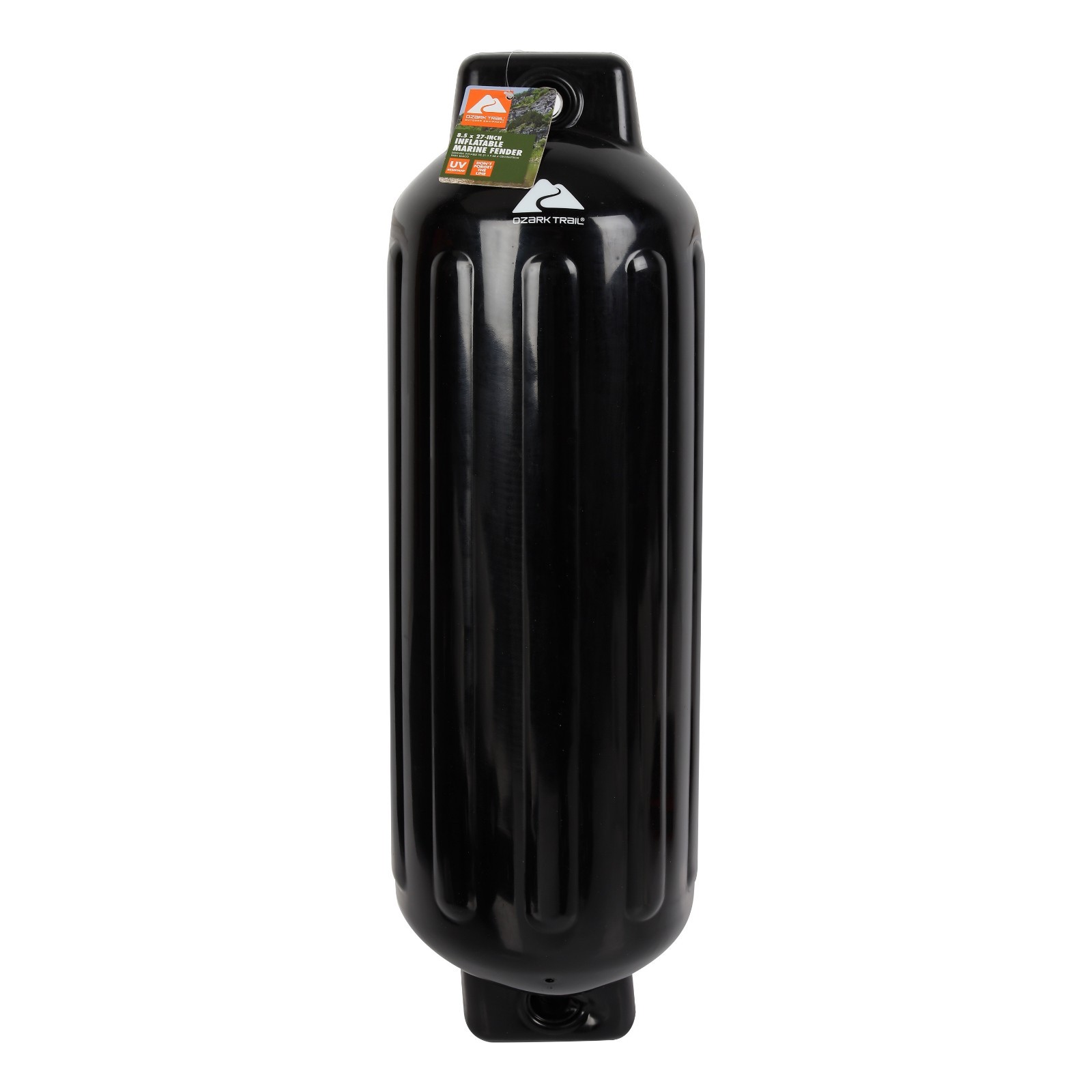 2 pack 8.5″ x 27″ Inflatable Boat Bumper Marine Boat Fender, Black