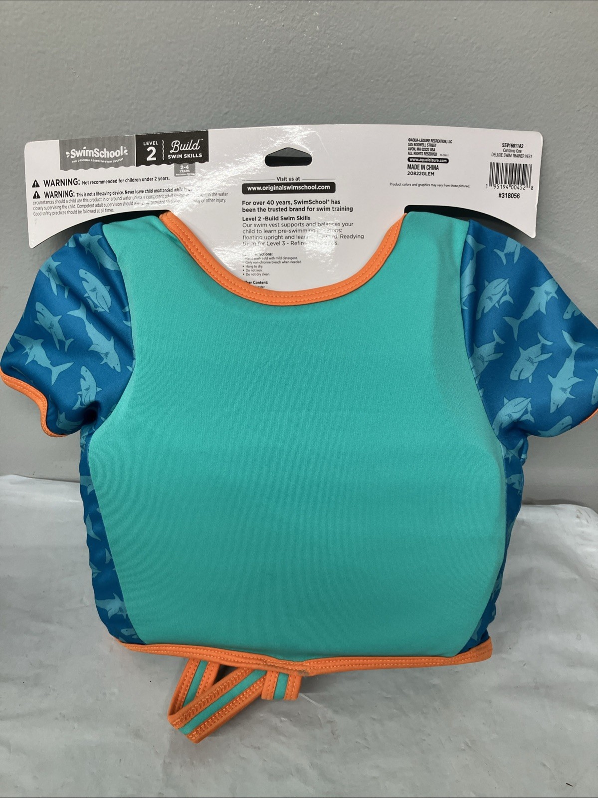 SwimSchool Deluxe Swim Trainer Level 2 up to 50 pounds