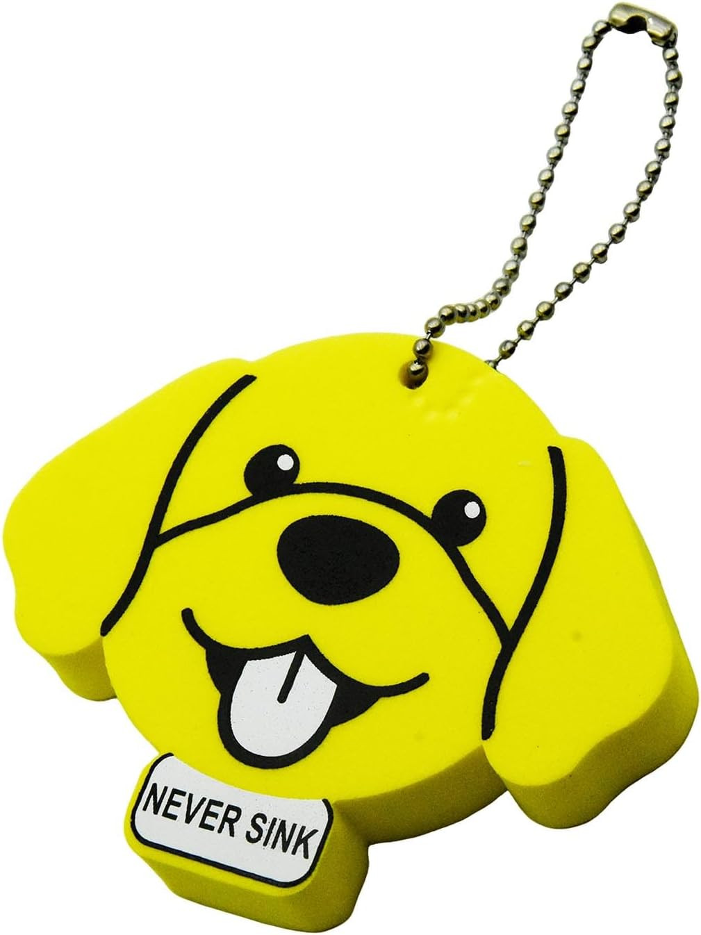 Floating Keychain for Keys, Retriever Dog Buoy with Chain, Buoyant Key