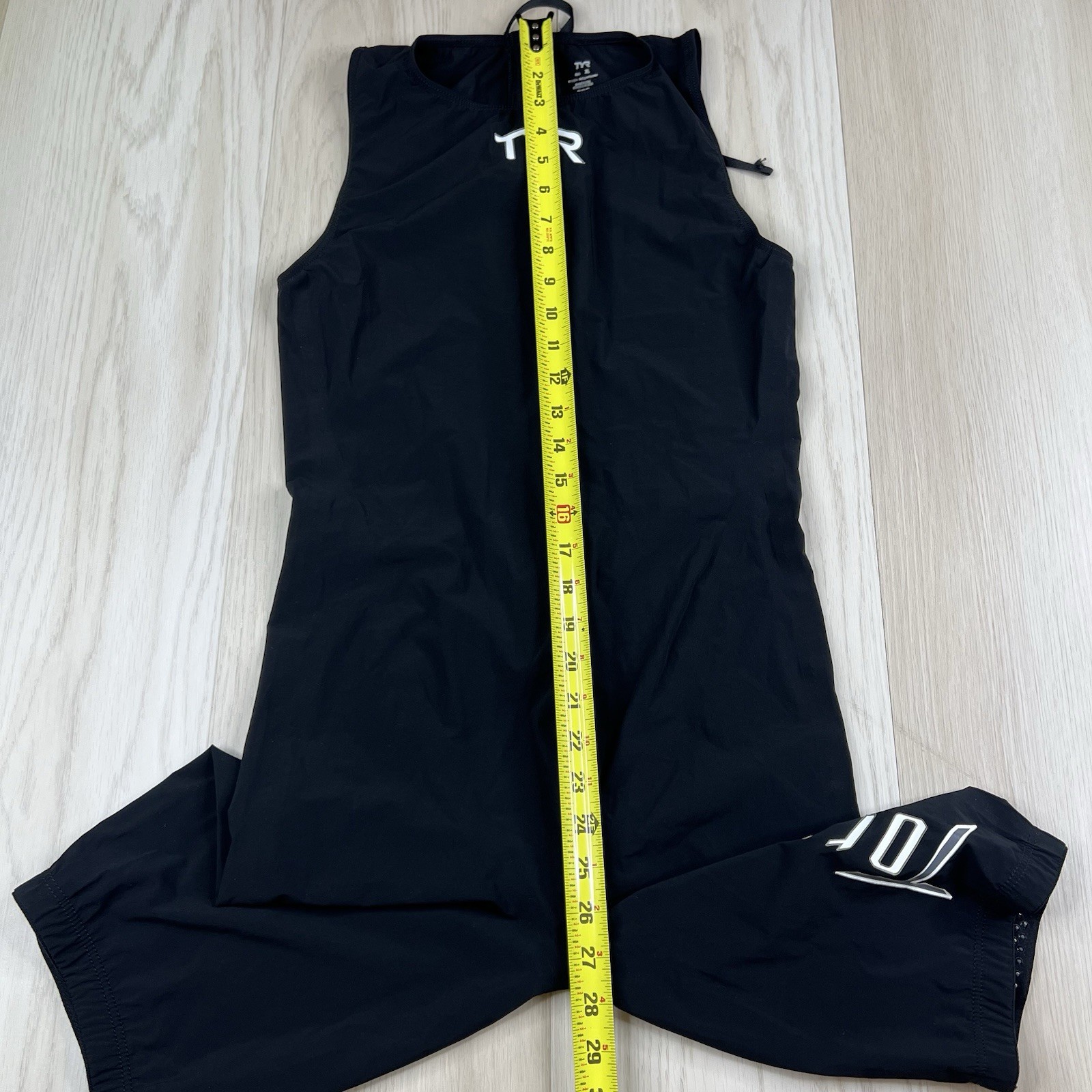 TYR Torque Elite Tri Suit Swimskin Womens Size Xtra Large Black