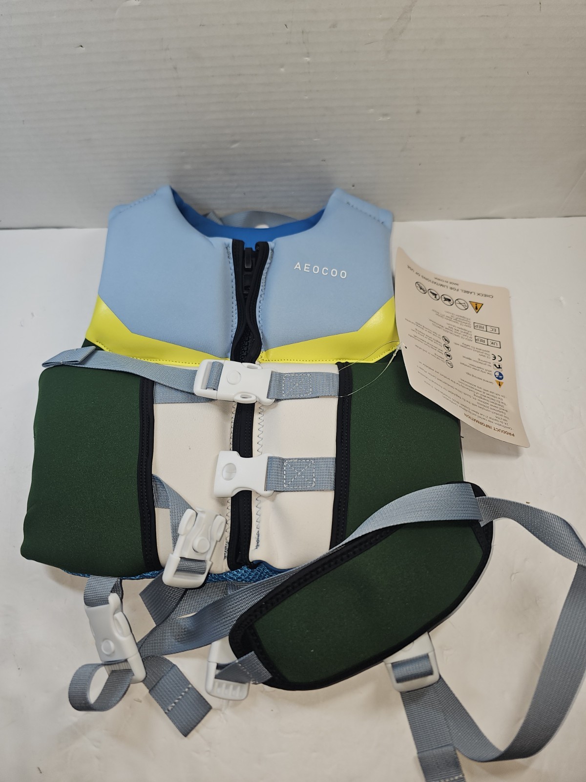 AEOCOO Toddler Swim Vest Small 50 Pounds, Kids Pool Vest Jumper Buoyancy Jacket