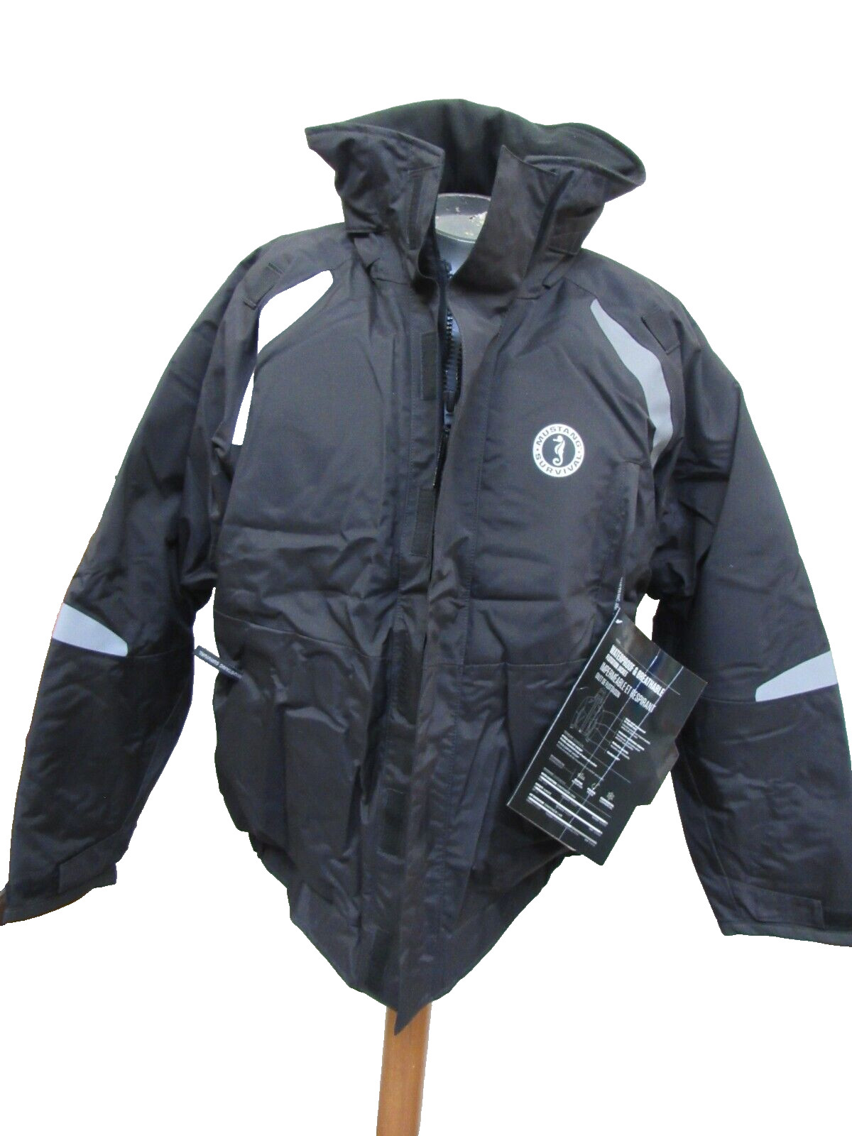 Mustang Survival MJ5246 Catalyst Flotation Jacket Coat XXLARGE (2X) Black NWT