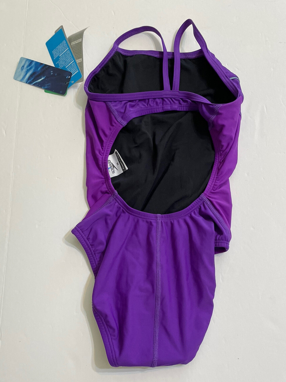 Speedo Swimsuit Girls Competition Sz 28 NEW Purple Practice Suit “Jaguars”