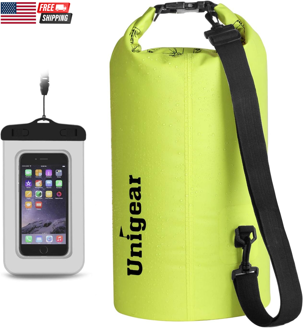 Dry Bag Waterproof, 2L/5L/10L/20L/30L/40L Floating and Lightweight Bags for Kaya
