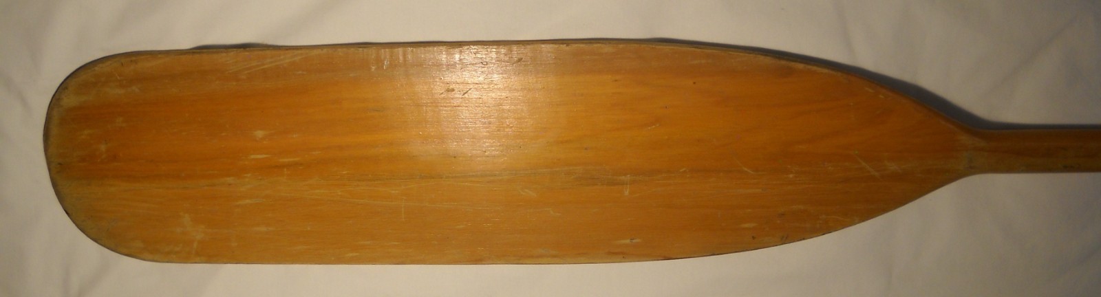 Vintage Canoe Paddle Wood 60” Feather Brand One Piece Of Wood