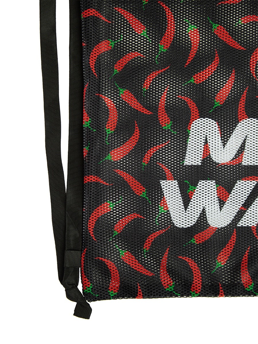MAD WAVE – DRY MESH BAG – 65X50 – M111801021W – BLACK/RED PEPPER