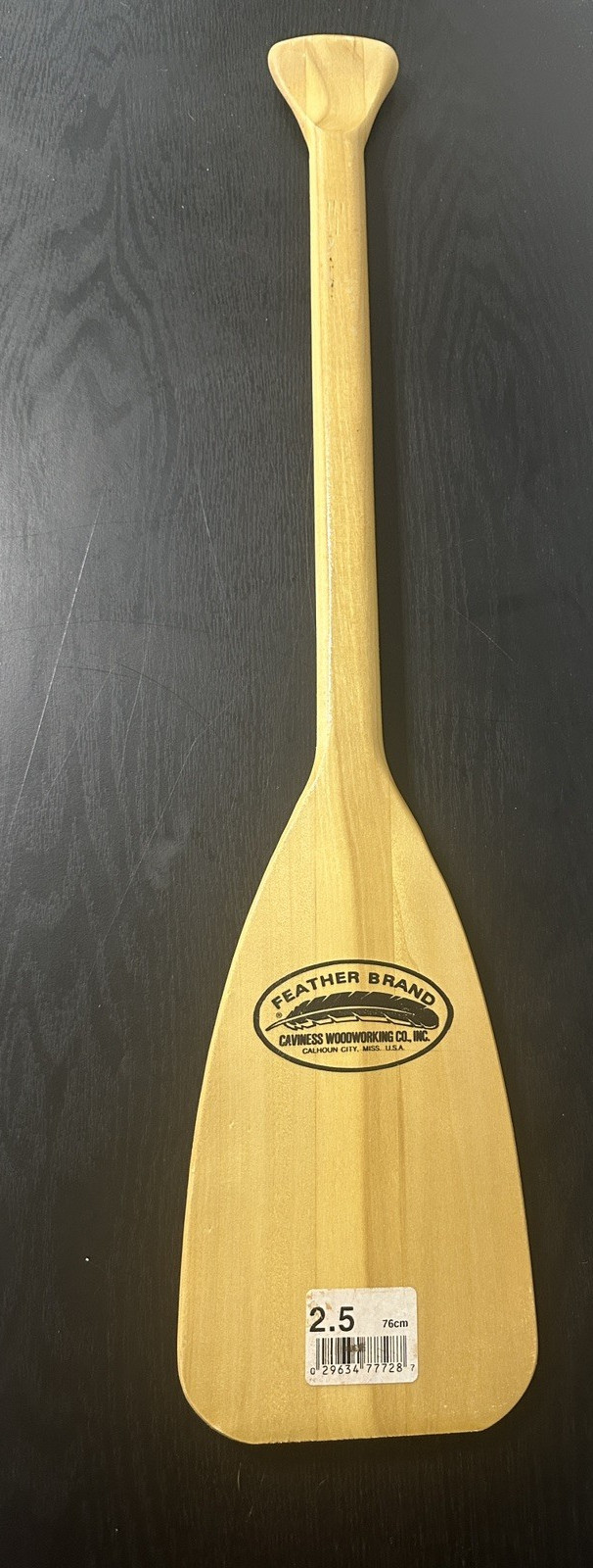 Feather Brand 29” Wood Canoe Kayak Paddle Caviness Woodworking -NICE CONDITION