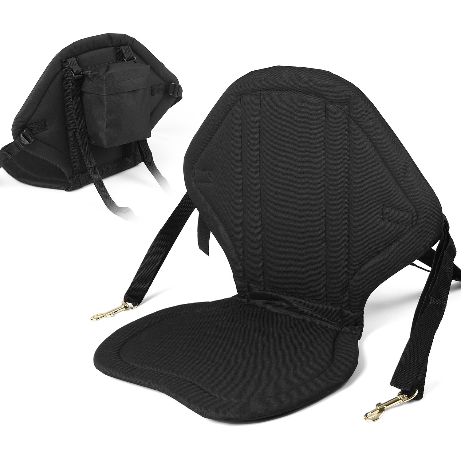 Water Repellent Children Kayak Seat With Back Support Kids High Back Canoe QZCX