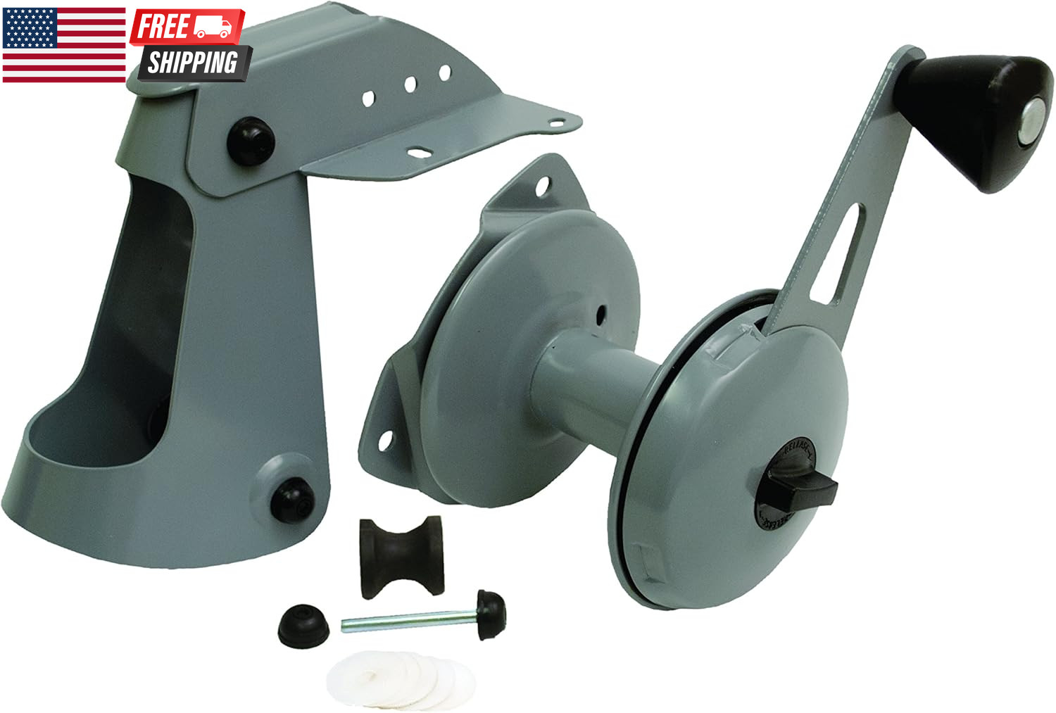 Anchor Lift System Heavy-Duty Steel with Nylon Rollers | Deploy, Retrieve, and S
