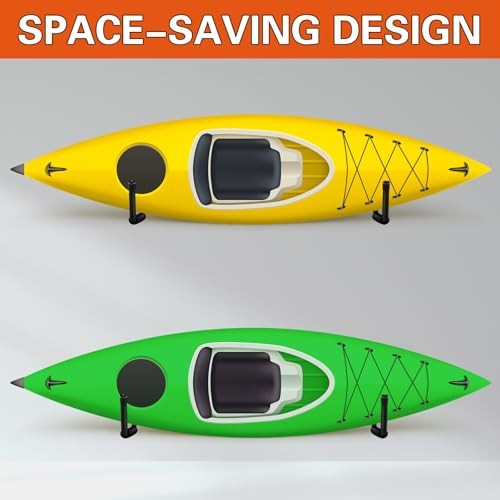 Wall Mount Kayak Storage Rack 15″ Garage Storage Hooks Canoe 4