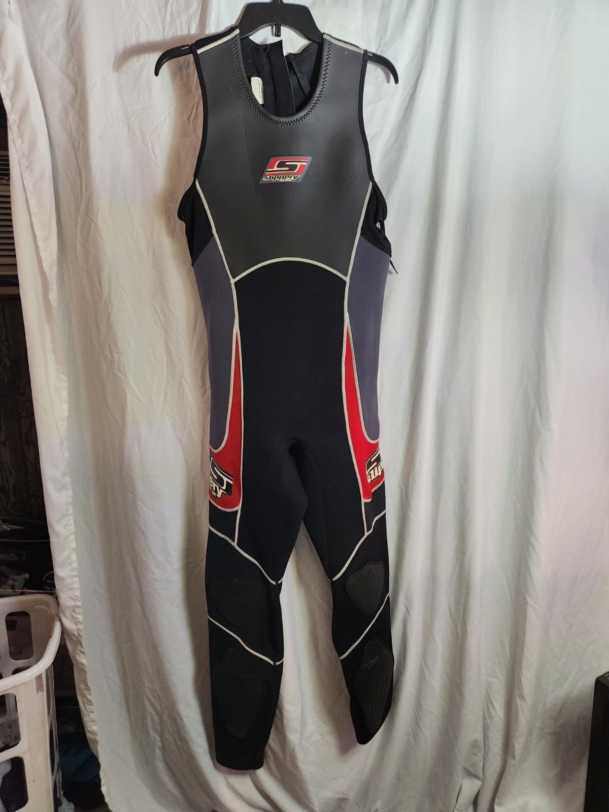 Lot of (2) Vtg Slippery When Wet 2-pc WETSUIT~Formula 2 ~ 1 Large 1 Extra Large