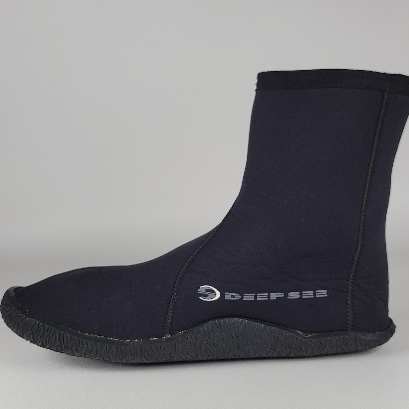 Deep Sea Black Zip Up Scuba Shoes Size 14